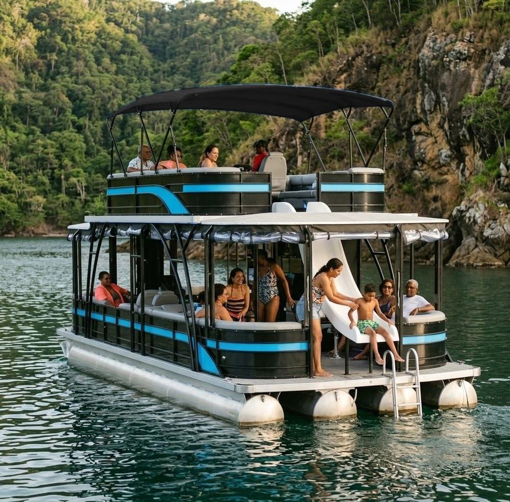 Guests on Coral Dream in the afternoon